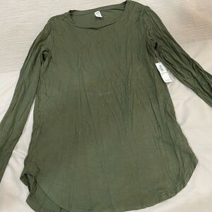 Olive long sleeve shirt 